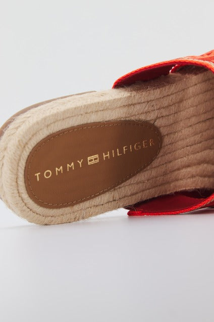 TOMMY HILFIGER WEBBING FLAT ESPAD en color NARANJA (4)