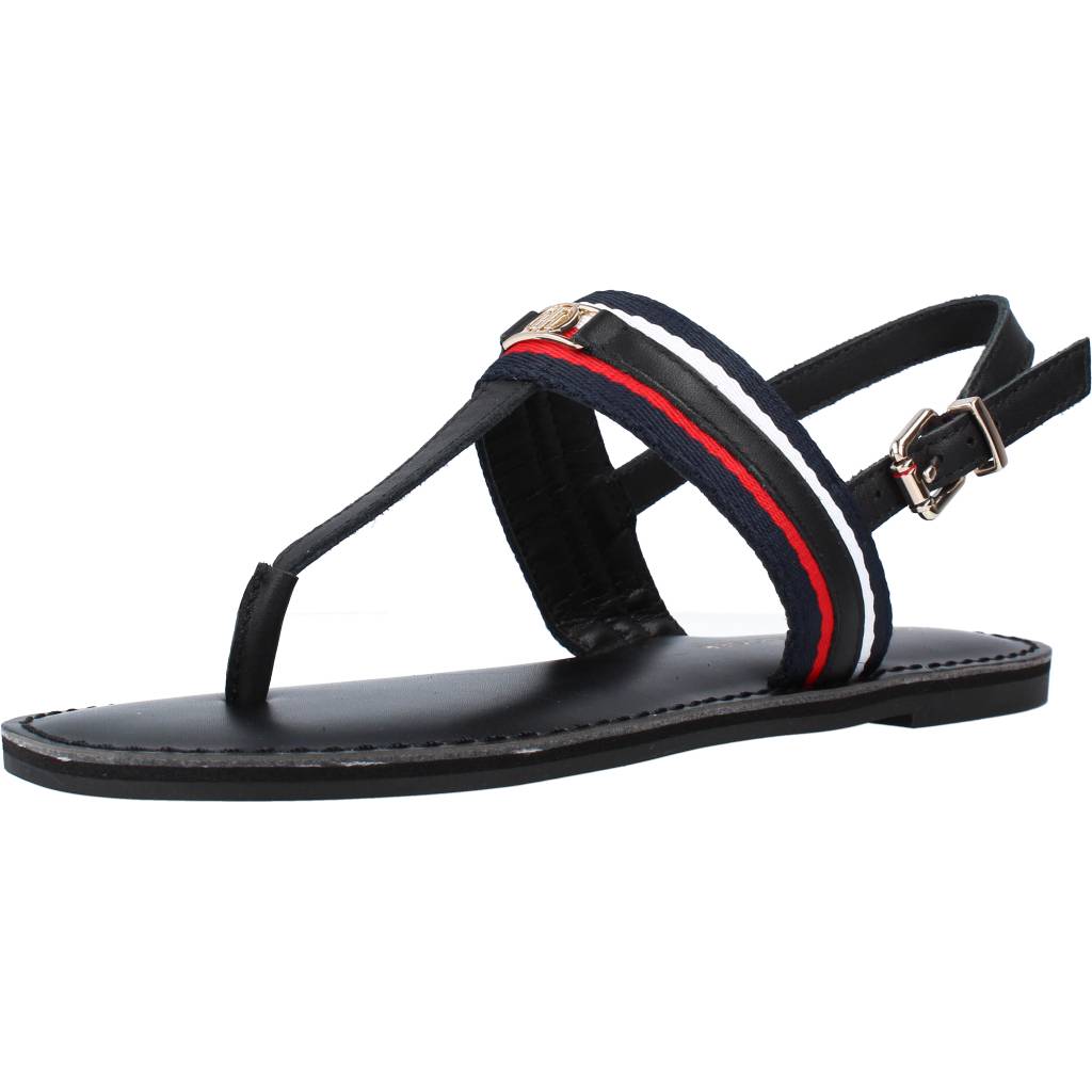 TOMMY HILFIGER CORPORATE TH WEBBING FLA en color NEGRO (1)