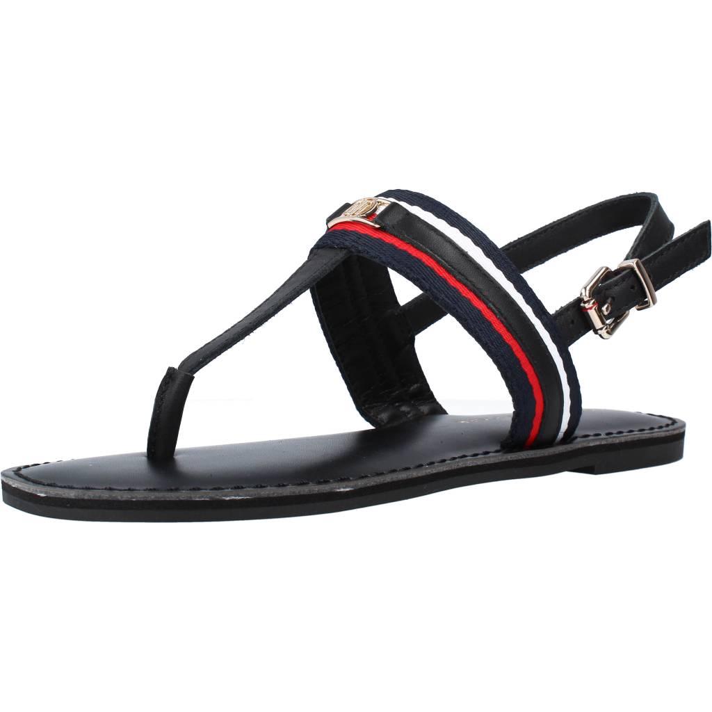 TOMMY HILFIGER CORPORATE TH WEBBING FLA en color NEGRO (1)