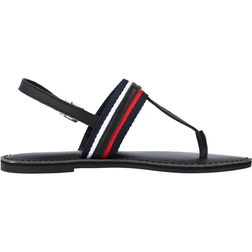 TOMMY HILFIGER CORPORATE TH WEBBING FLA en color NEGRO (4)