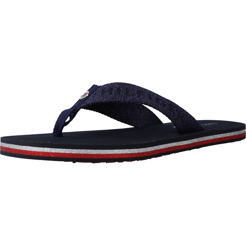 TOMMY HILFIGER TH GLITTER WRAP BEACH SA en color AZUL (1)