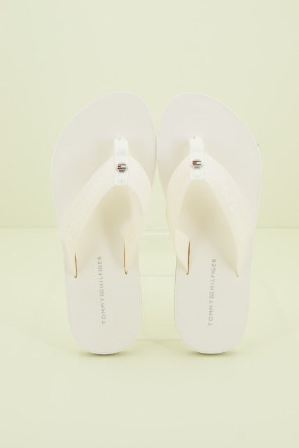 TOMMY HILFIGER TH GLITTER WRAP BEACH SA en color BLANCO (1)