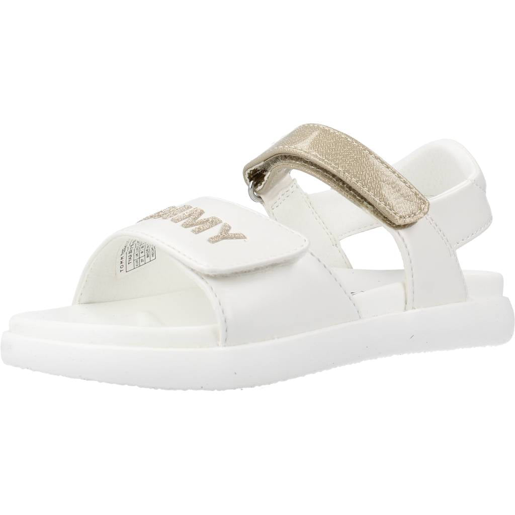 TOMMY HILFIGER SANDALO TIRA ADHESIVA en color BLANCO (1)