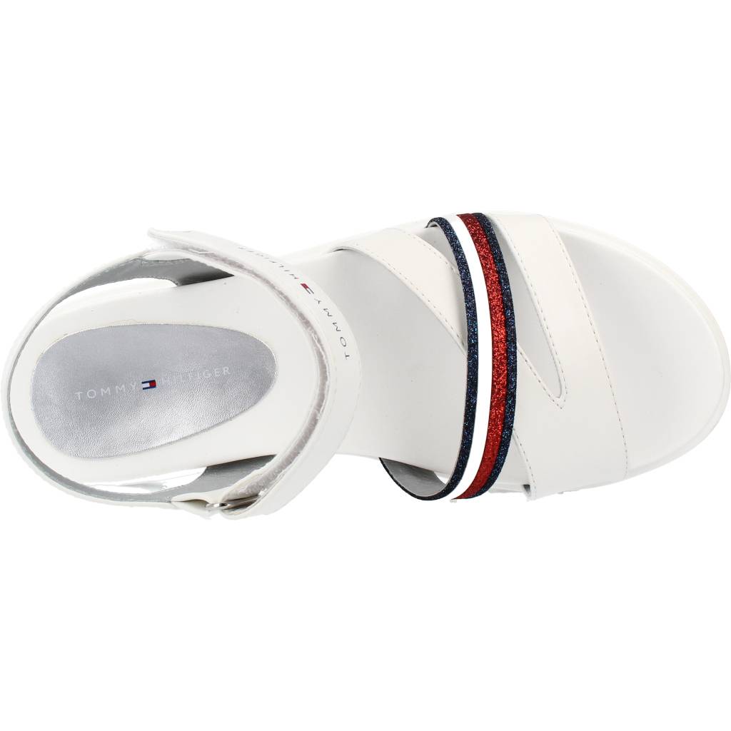 TOMMY HILFIGER SANDALO TIRA ADHESIVA en color BLANCO (7)