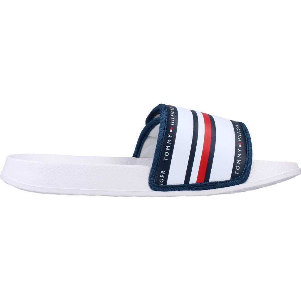 TOMMY HILFIGER CIABATTA PISCINA MAXI VE en color BLANCO (4)