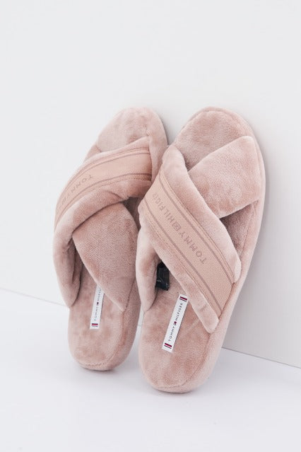 TOMMY HILFIGER COMFY HOME SLIPPERS WITH en color ROSA (1)