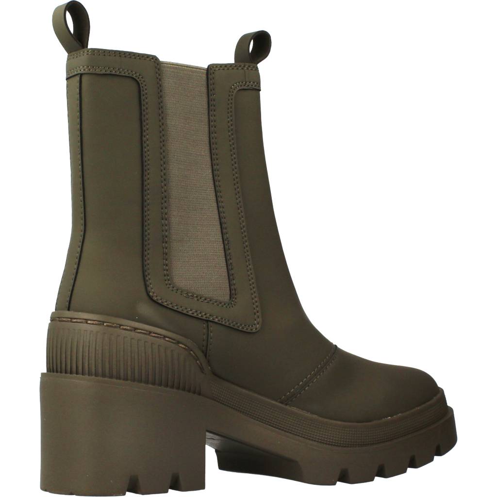 TOMMY HILFIGER HEELED CHELSEY BOOT BIO en color VERDE (3)