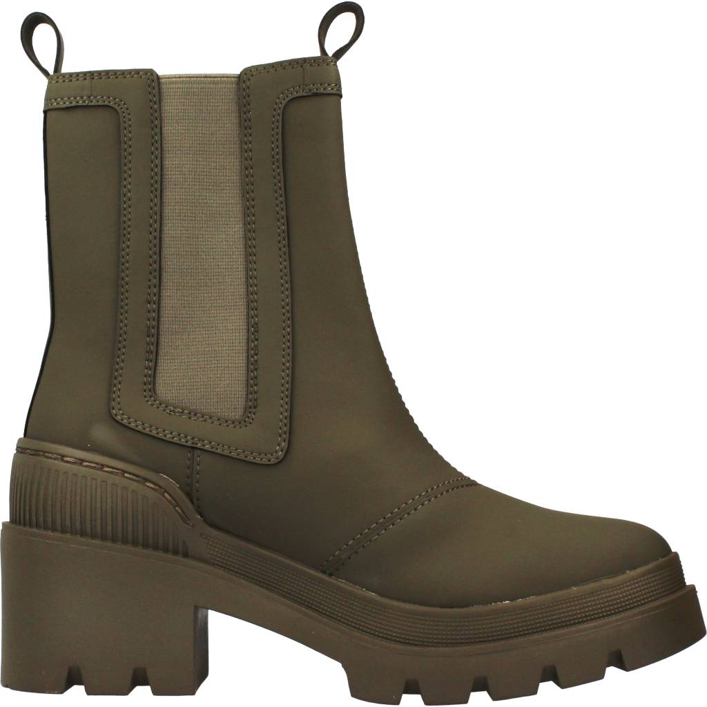 TOMMY HILFIGER HEELED CHELSEY BOOT BIO en color VERDE (4)