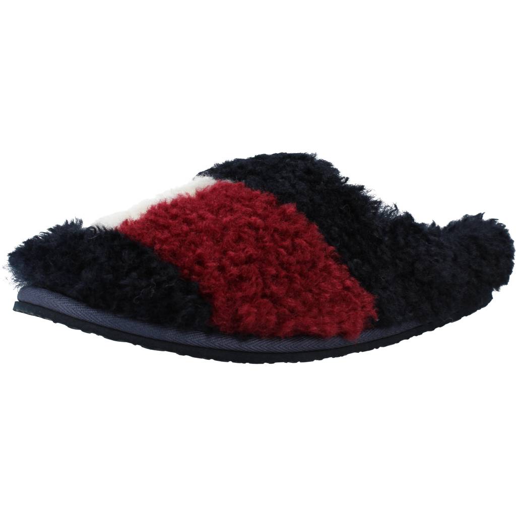 TOMMY HILFIGER TH HOME SLIPPER SHERPA F en color AZUL (1)
