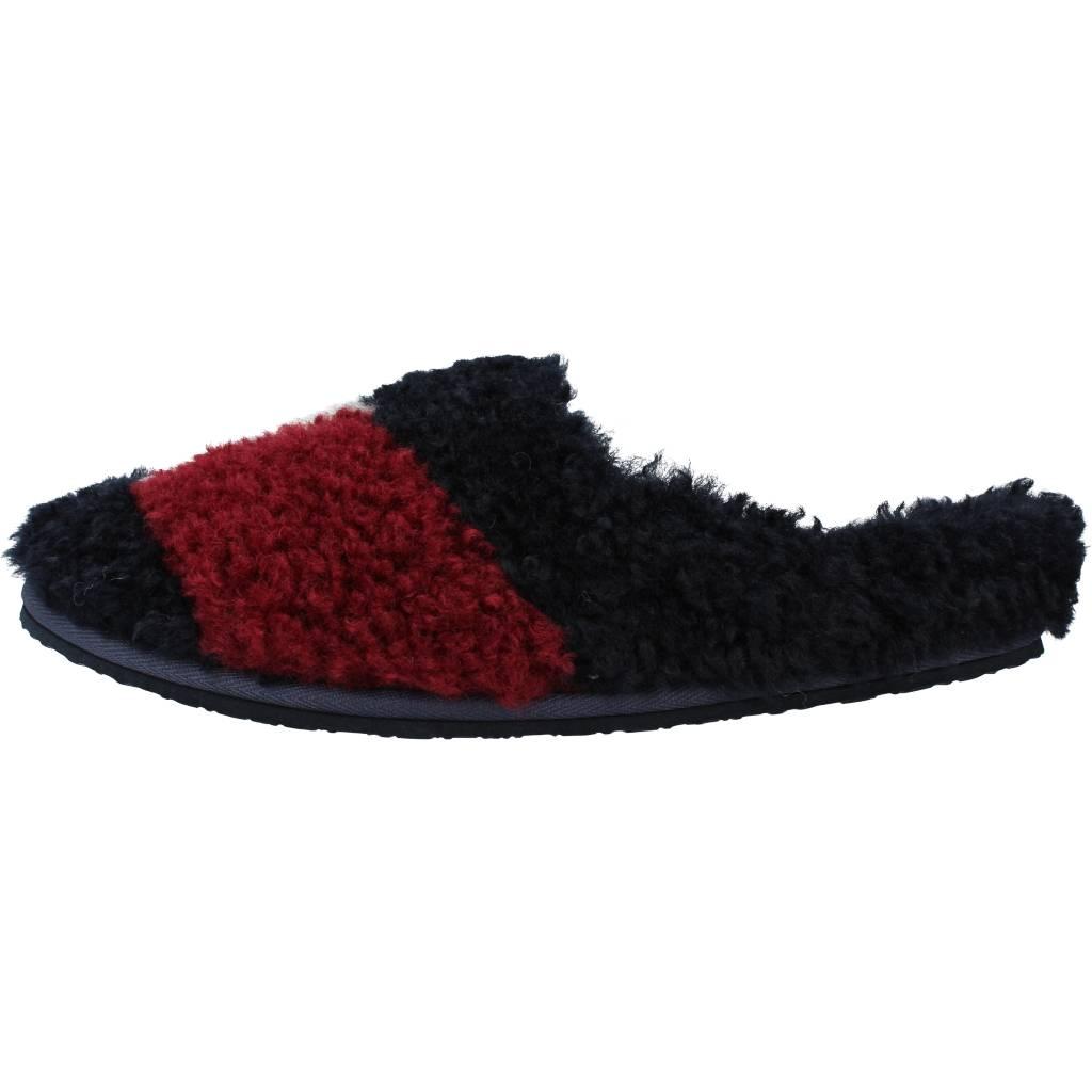TOMMY HILFIGER TH HOME SLIPPER SHERPA F en color AZUL (2)