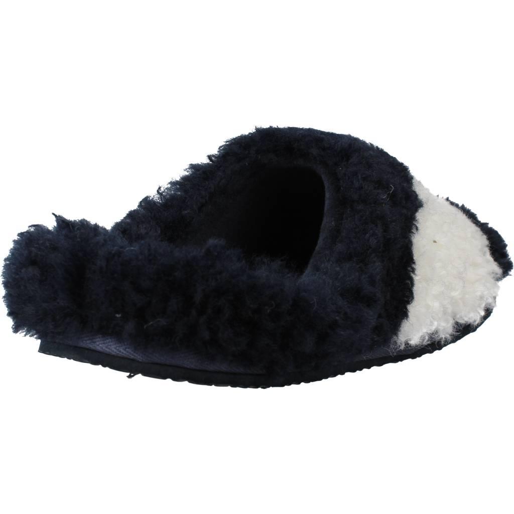 TOMMY HILFIGER TH HOME SLIPPER SHERPA F en color AZUL (3)