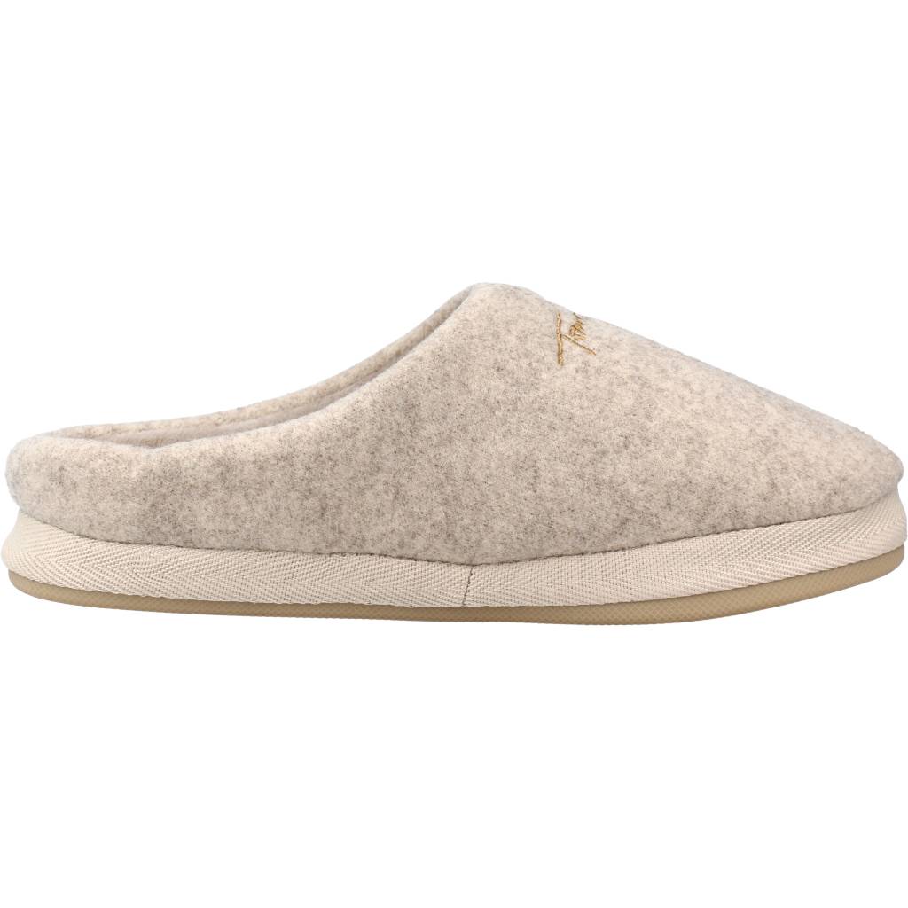 TOMMY HILFIGER SLIPPER FELT en color BEIS (4)
