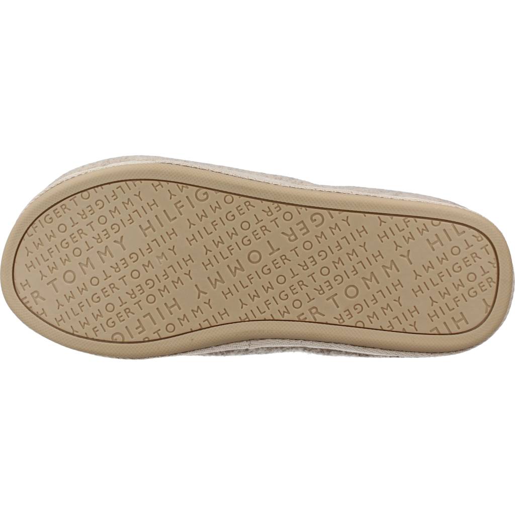 TOMMY HILFIGER SLIPPER FELT en color BEIS (6)