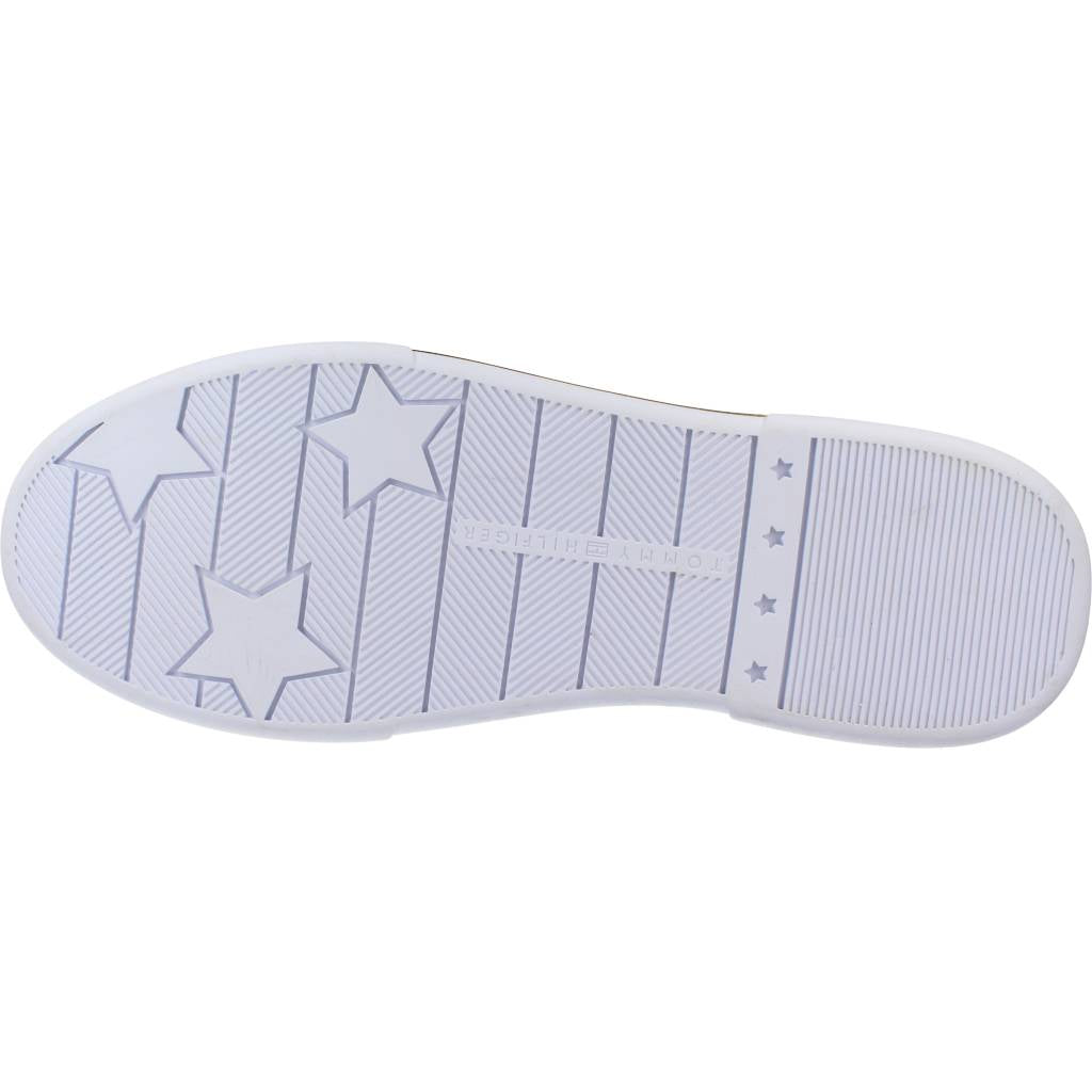 TOMMY HILFIGER EMBOSSED MONOGRAM SNEAKE en color BLANCO (6)