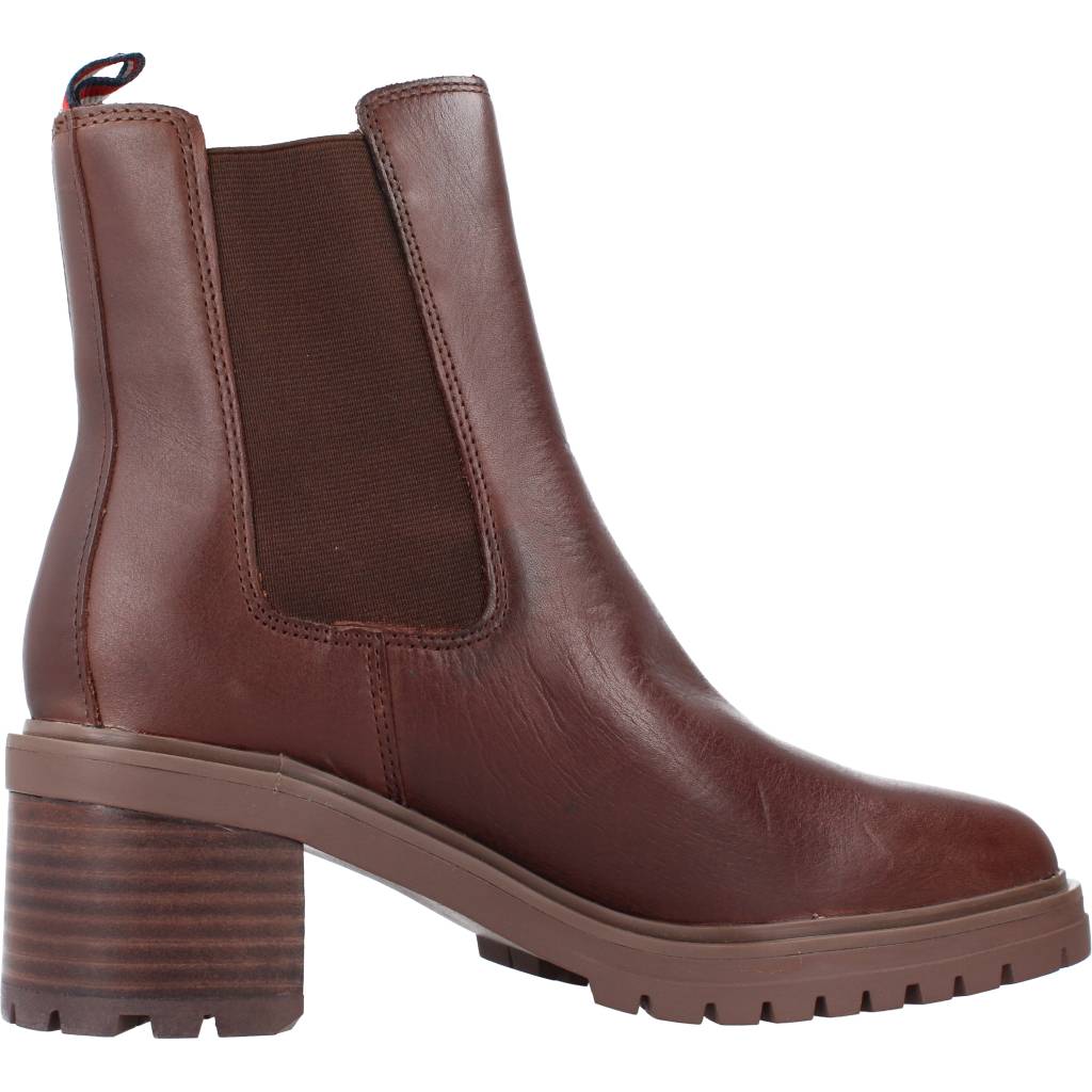 TOMMY HILFIGER OUTDOOR CHELSEA MID HEEL en color MARRON (4)