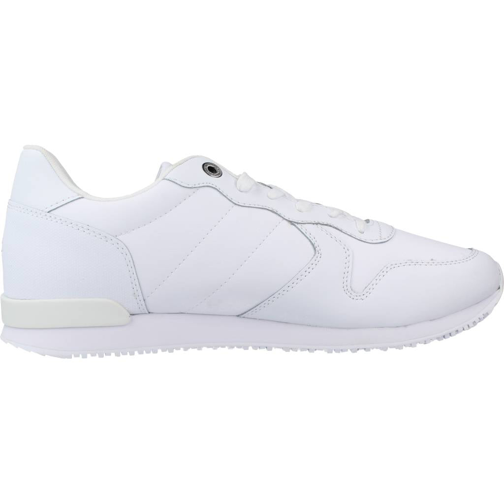 TOMMY HILFIGER ICONIC RUNNER LEATHER en color BLANCO (4)
