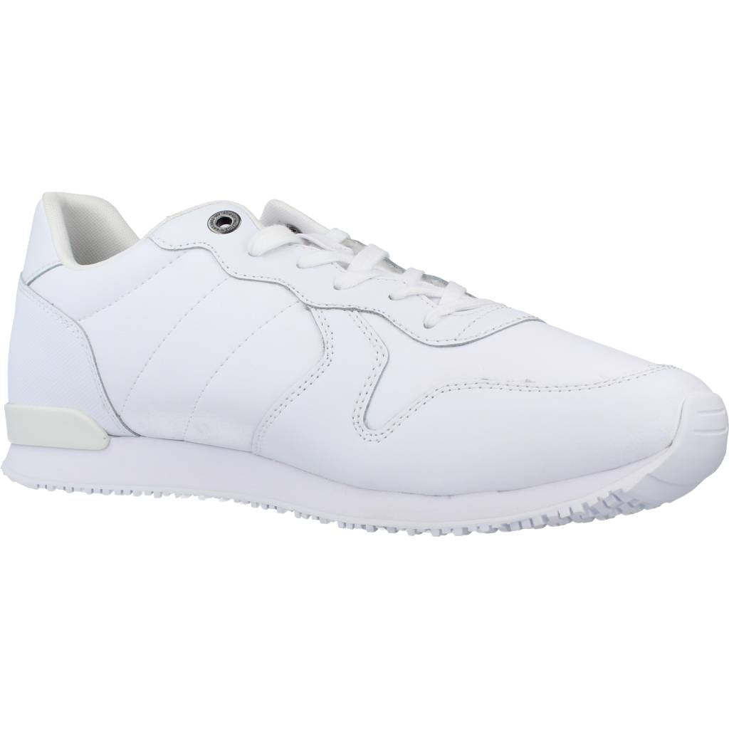 TOMMY HILFIGER ICONIC RUNNER LEATHER en color BLANCO (5)