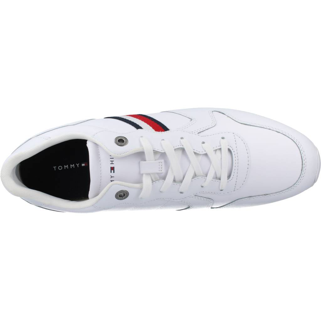 TOMMY HILFIGER ICONIC RUNNER LEATHER en color BLANCO (7)