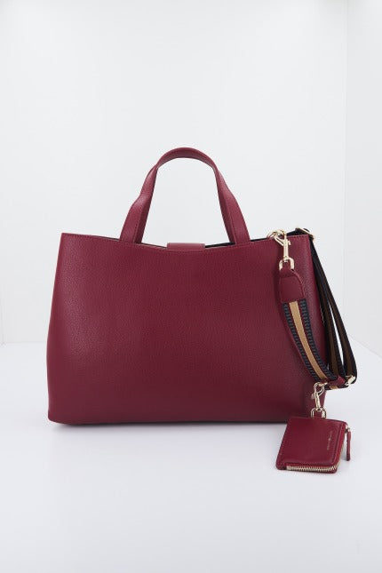 TOMMY HILFIGER LIFE SATCHEL en color BURDEOS (3)