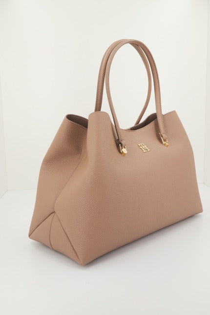 TOMMY HILFIGER TH EMBLEM WORKBAG en color MARRON (2)