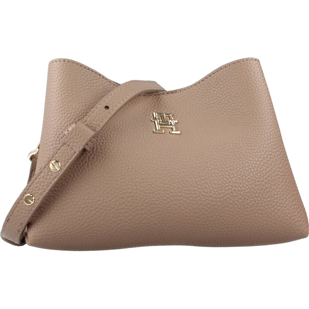 TOMMY HILFIGER TH EMBLEM CROSSOVER en color MARRON CLARO (1)