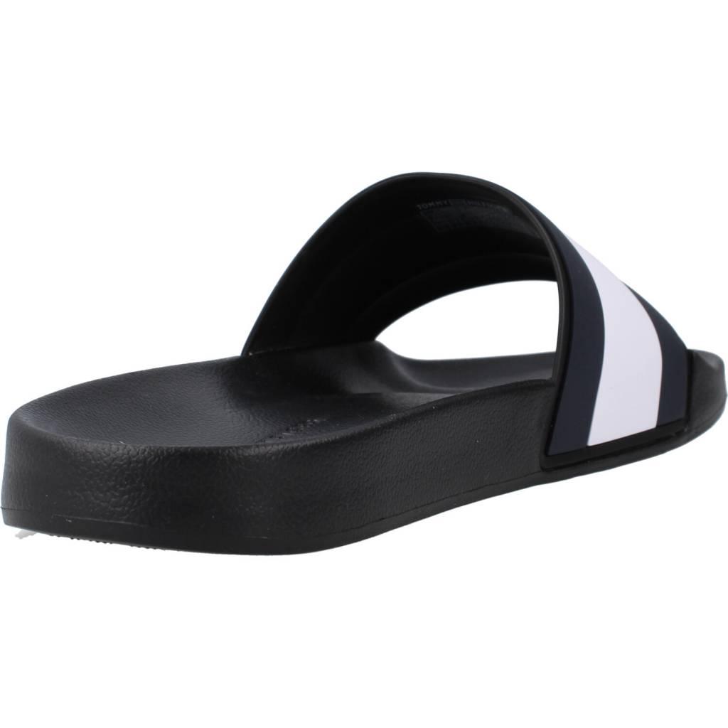 TOMMY HILFIGER RUBBER TH FLAG POOL SLID en color NEGRO (3)