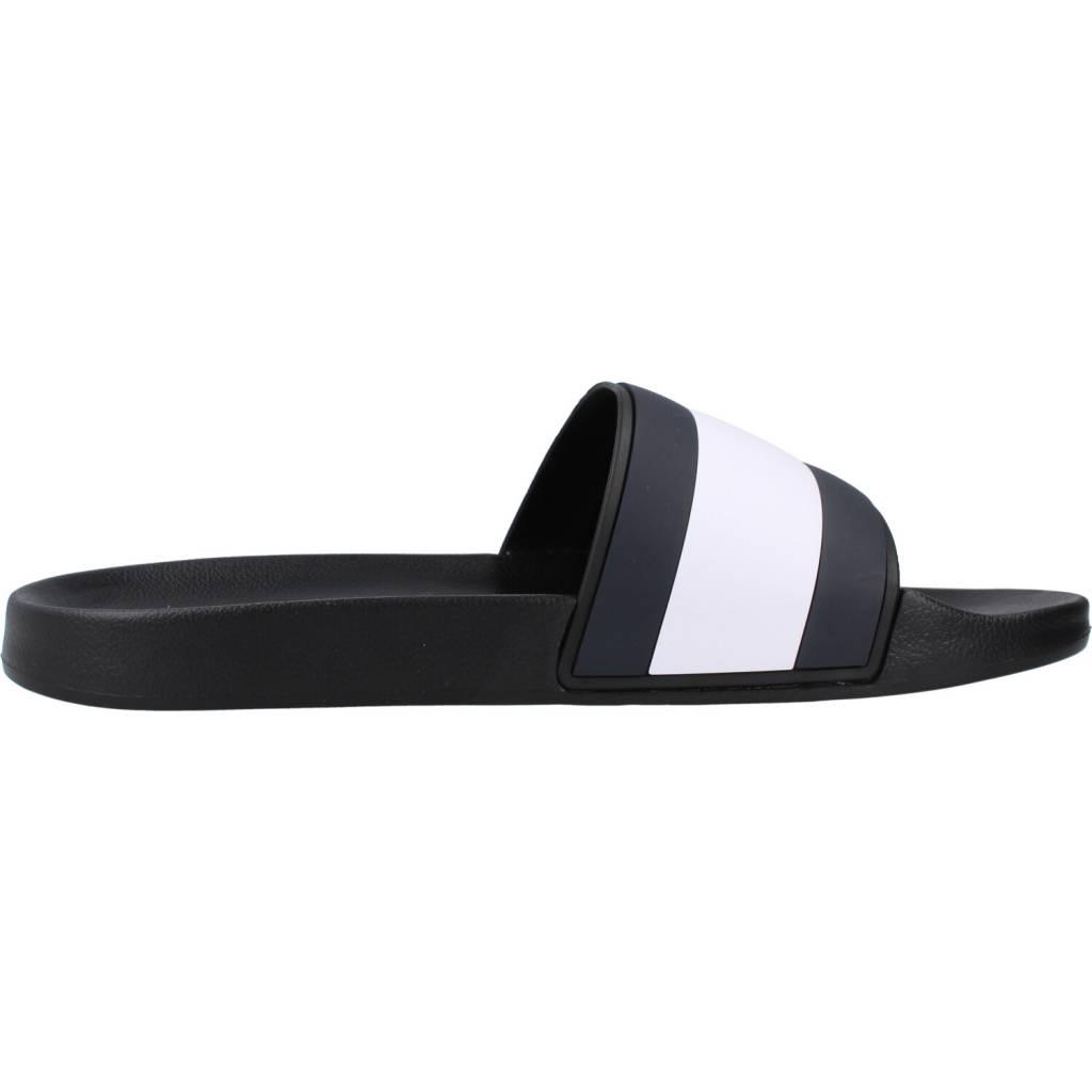 TOMMY HILFIGER RUBBER TH FLAG POOL SLID en color NEGRO (4)