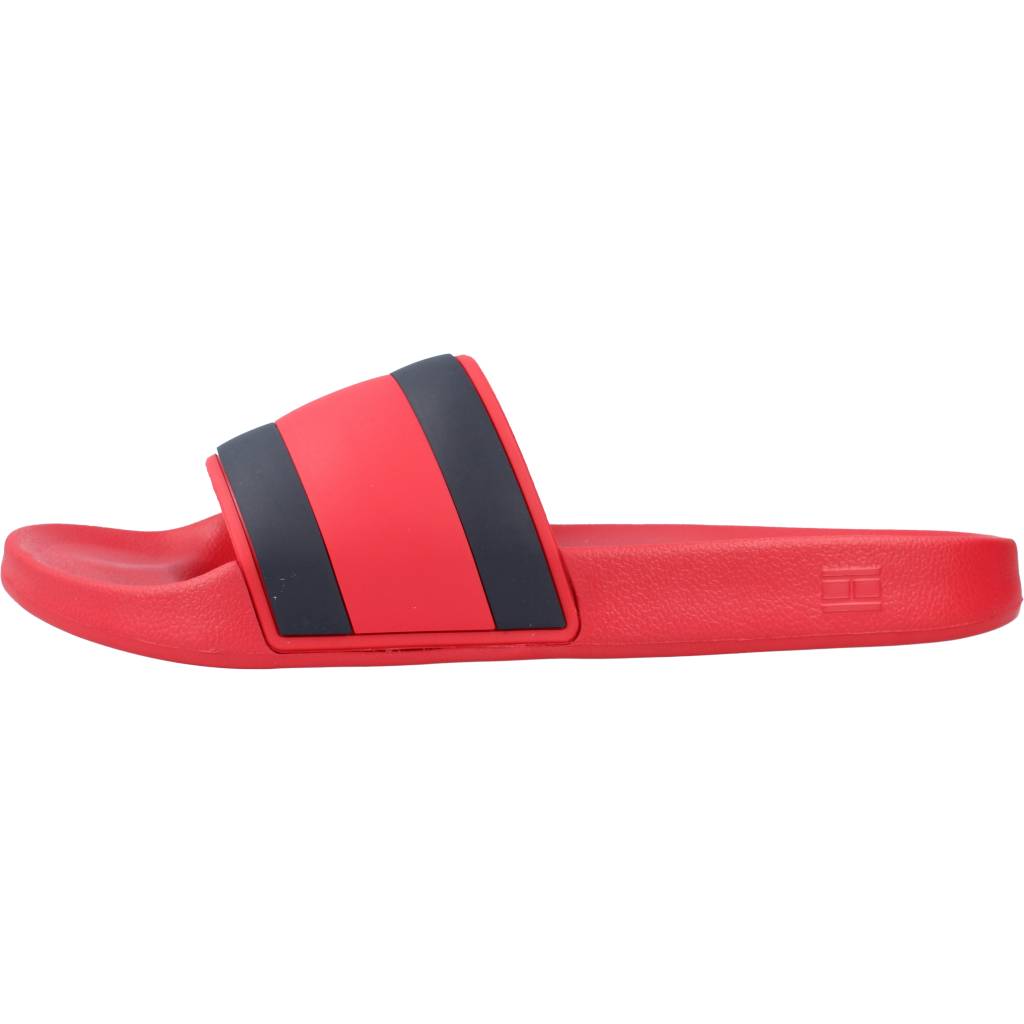 TOMMY HILFIGER RUBBER TH FLAG POOL SLID en color ROJO (2)