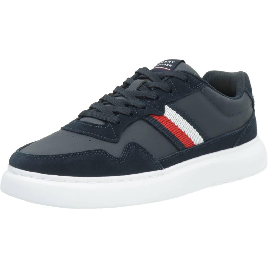 TOMMY HILFIGER LIGHTWEIGHT LEATHER MIX en color AZUL (1)