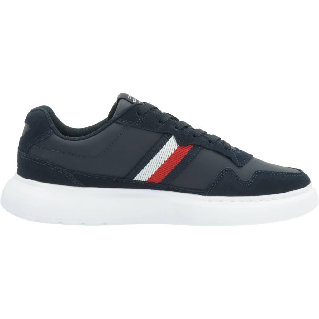 TOMMY HILFIGER LIGHTWEIGHT LEATHER MIX en color AZUL (4)