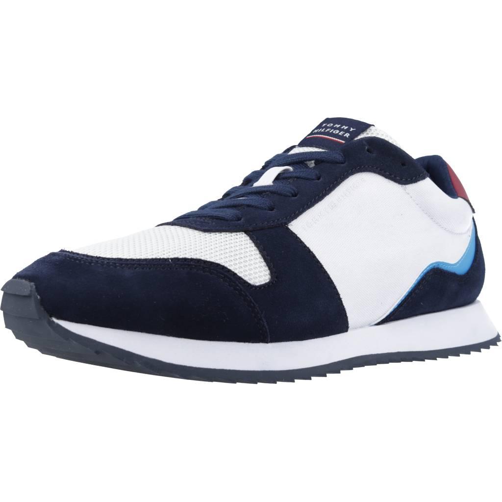 TOMMY HILFIGER RUNNER EVO MIX en color BLANCO (1)