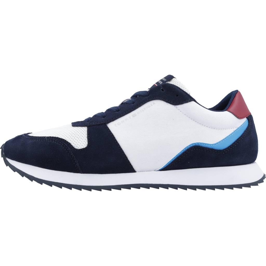 TOMMY HILFIGER RUNNER EVO MIX en color BLANCO (2)