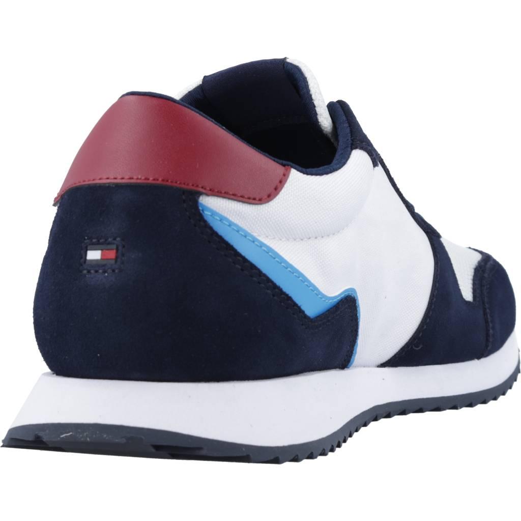TOMMY HILFIGER RUNNER EVO MIX en color BLANCO (3)