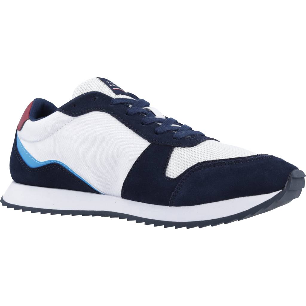 TOMMY HILFIGER RUNNER EVO MIX en color BLANCO (5)