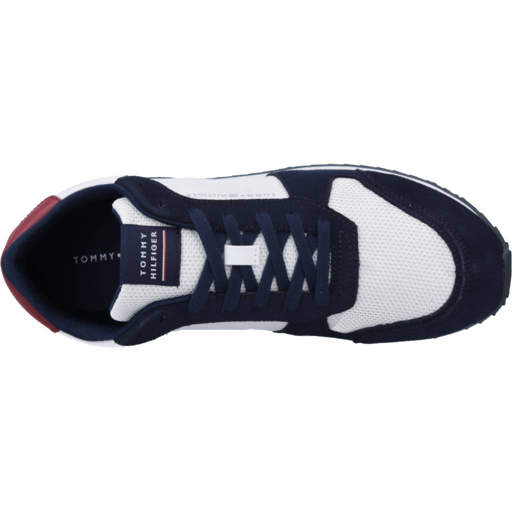 TOMMY HILFIGER RUNNER EVO MIX en color BLANCO (7)