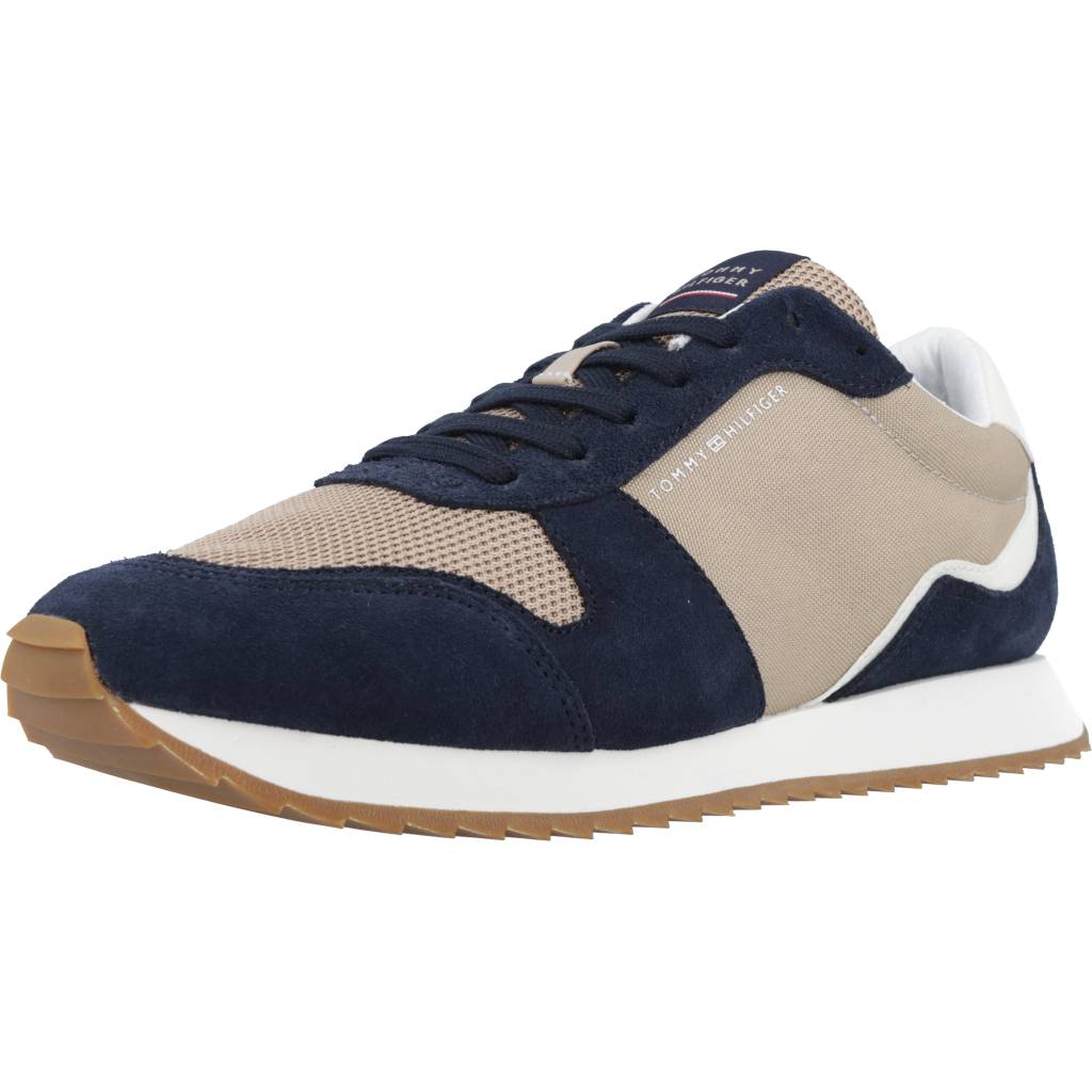 TOMMY HILFIGER RUNNER EVO MIX en color MARRON (1)