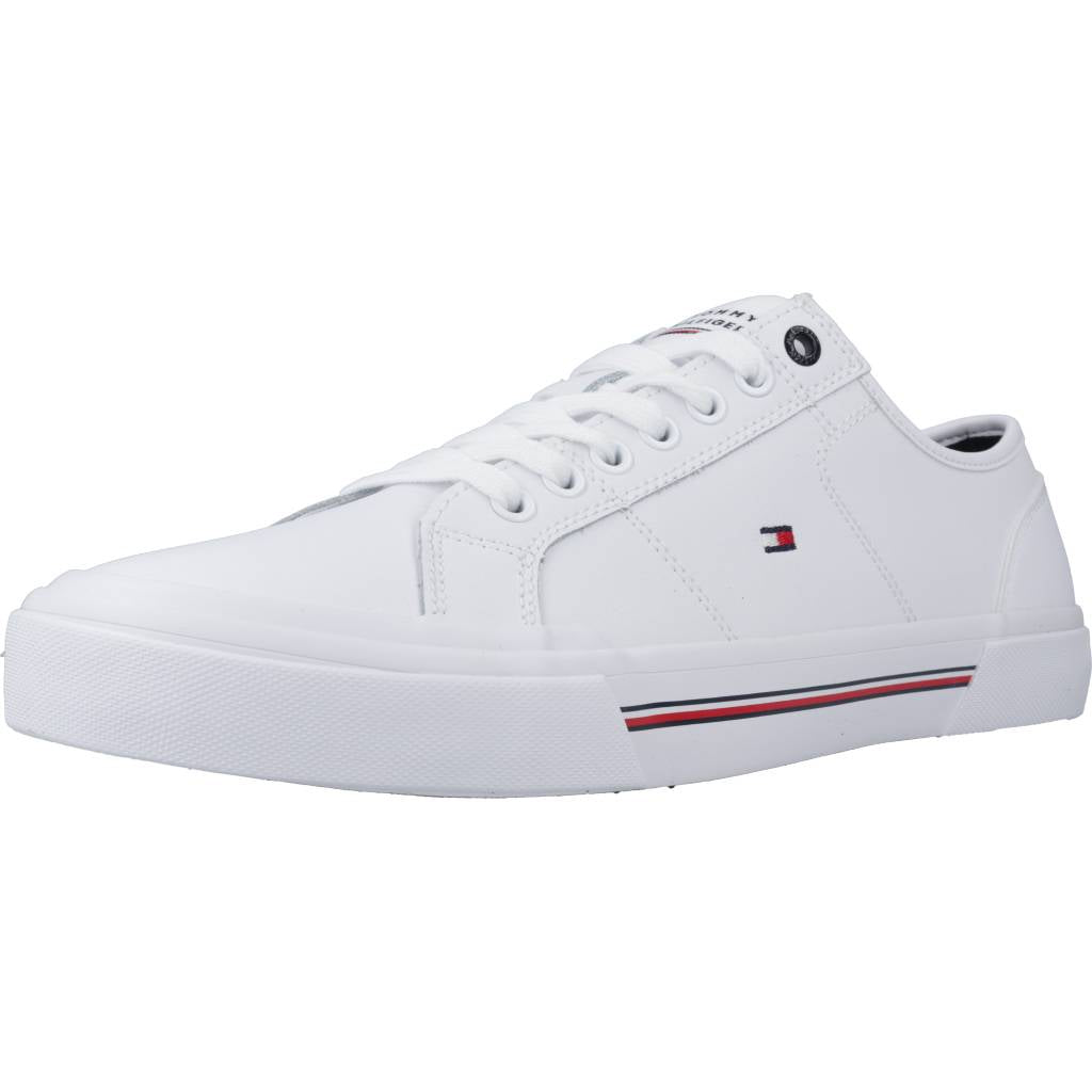 TOMMY HILFIGER CORE CORPORATE VULC LEAT en color BLANCO (1)