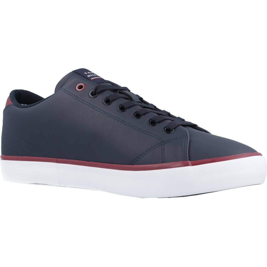 TOMMY HILFIGER TH HI VULC CORE LOW LEAT en color AZUL (5)