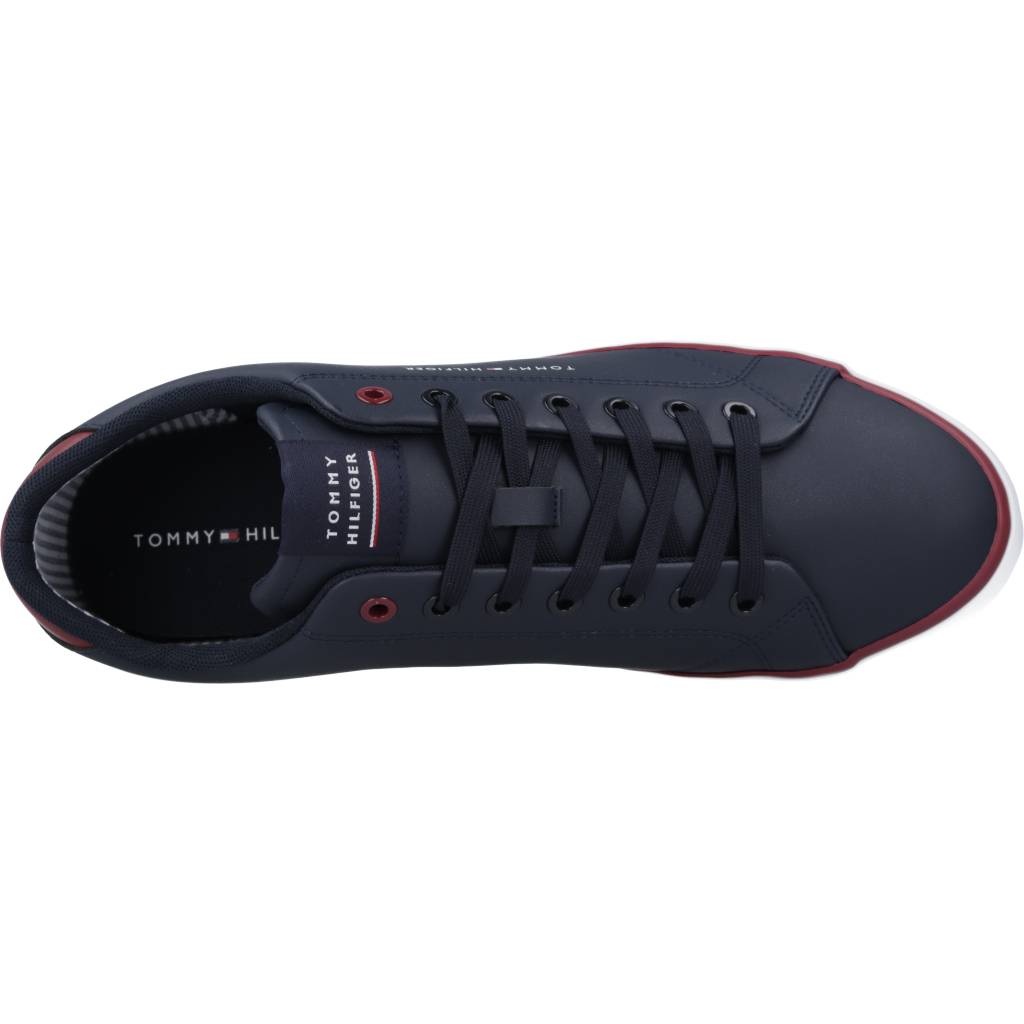 TOMMY HILFIGER TH HI VULC CORE LOW LEAT en color AZUL (7)