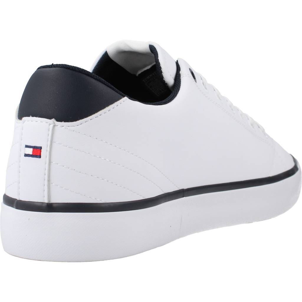 TOMMY HILFIGER TH HI VULC CORE LOW LEAT en color BLANCO (3)