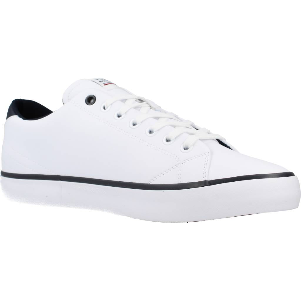 TOMMY HILFIGER TH HI VULC CORE LOW LEAT en color BLANCO (5)