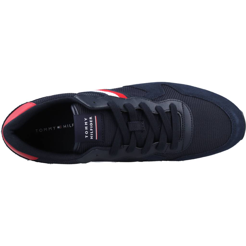 TOMMY HILFIGER ICONIC MIX RUNNER en color AZUL (7)