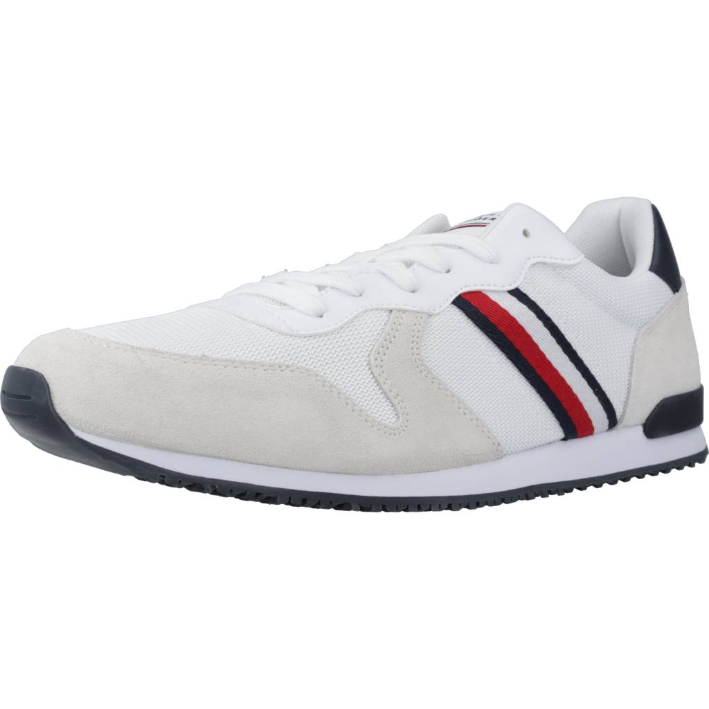 TOMMY HILFIGER ICONIC MIX RUNNER en color BLANCO (1)