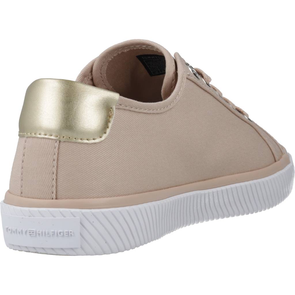 TOMMY HILFIGER LACE UP VULC en color NUDE (3)
