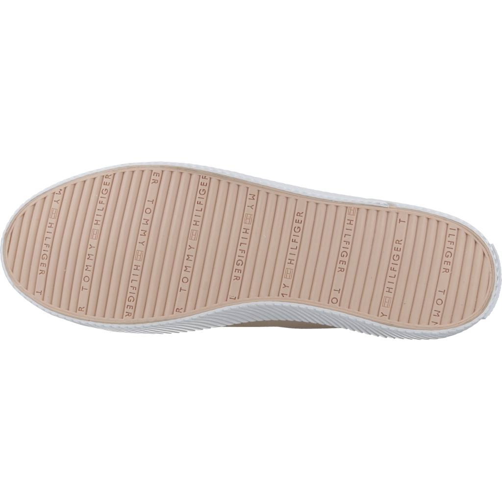 TOMMY HILFIGER LACE UP VULC en color NUDE (6)