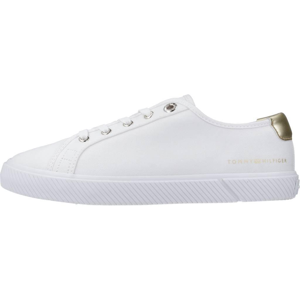 TOMMY HILFIGER LACE UP VULC en color BLANCO (2)