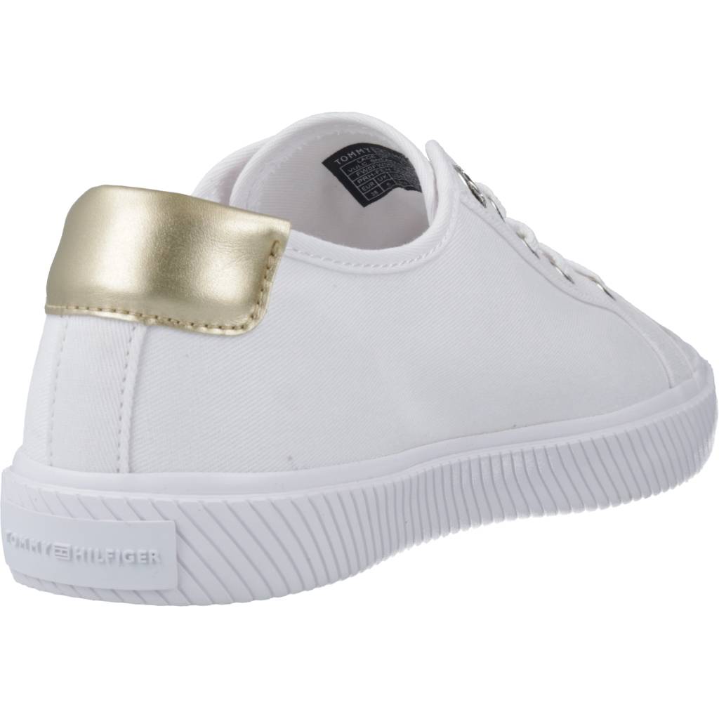 TOMMY HILFIGER LACE UP VULC en color BLANCO (3)