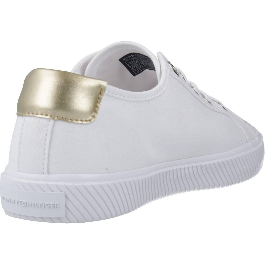 TOMMY HILFIGER LACE UP VULC en color BLANCO (3)