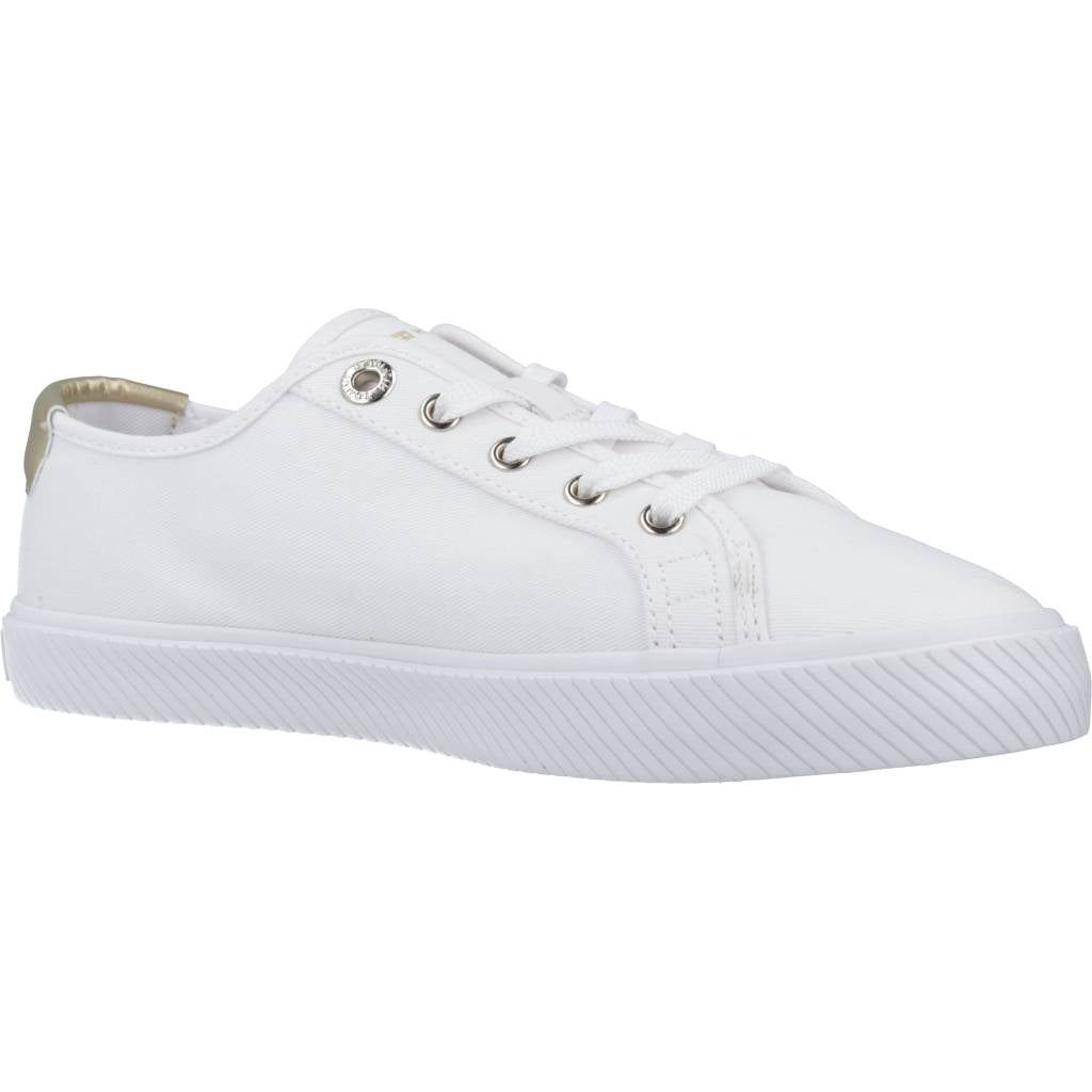TOMMY HILFIGER LACE UP VULC en color BLANCO (5)