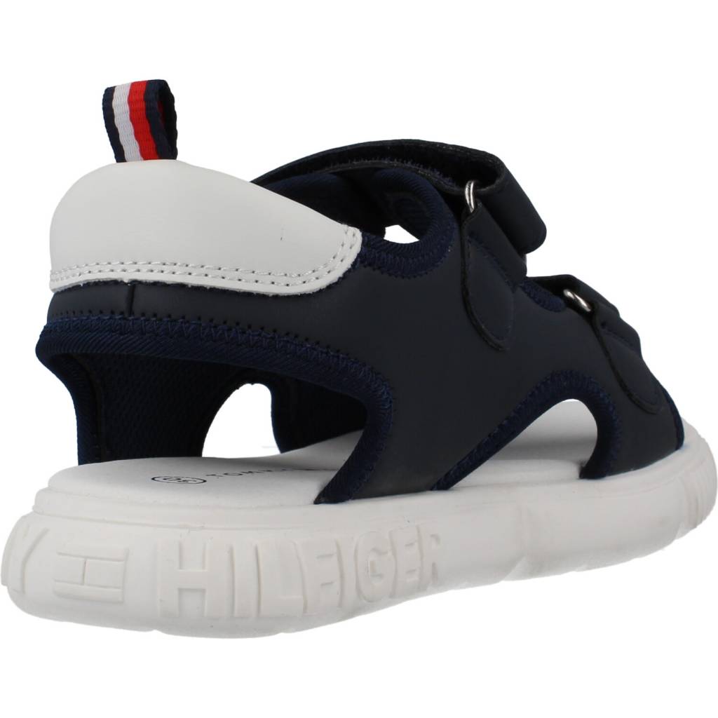 TOMMY HILFIGER TIRA ADHESIVA SANDAL en color AZUL (3)
